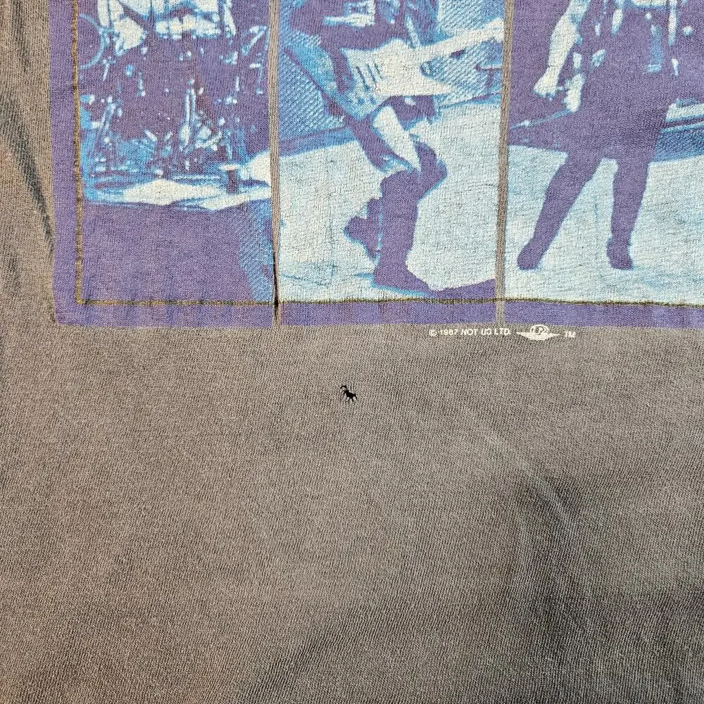 Vintage 1987 U2 Joshua Tree Tour Shirt Youth XL Mens Small Distressed Fade
